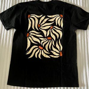 Limited Edition Black Tee with Floral Design
